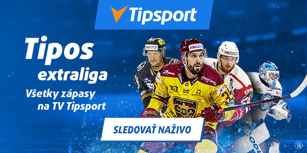 Sledujte všetky zápasy slovenskej extraligy v Tipsporte.