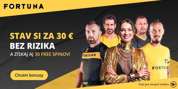 Kliknite a získajte Fortuna bonus za registráciu